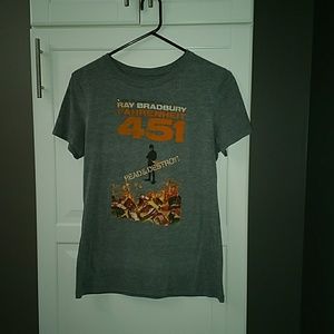 Fahrenheit 451 literary tee xl